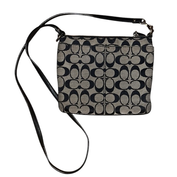 Coach Black and Cream Crossbody Bag - Picture 2 of 11